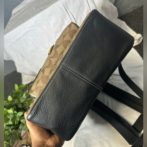 Coach Bundle Disney X Villains Backpack &  Wristlet Signature Canvas w/Patches, - Picture 10 of 12